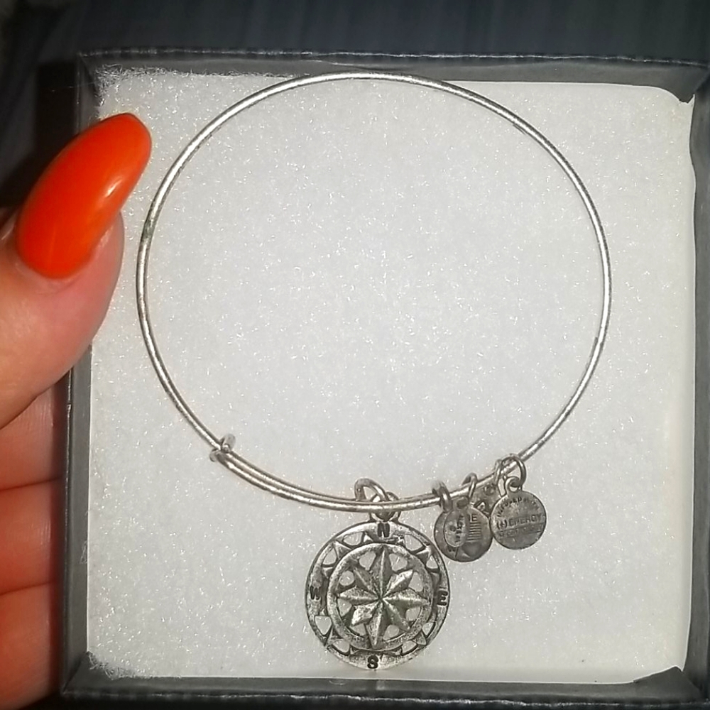 Alex and Ani bracelet, compass